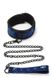 Набір нашийник та повідець синій WHIPSMART DIAMOND COLLAR AND LEASH BLUE , T160591