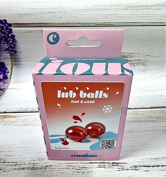 Вибухові збуджуючі кульки з ефектом холоду та тепла Balls lub Hot&cold, CR151734 CR151734 фото