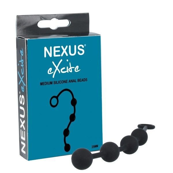 Анальні кульки Nexus Excite Medium Anal Beads, силікон, макс. діаметр 2,5 см , SO3071 SO3071 фото