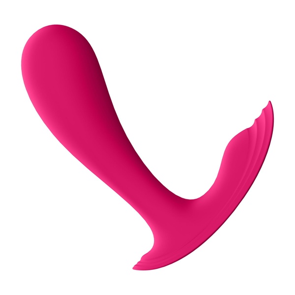 Смарт-вибратор в трусики Satisfyer Top Secret Pink вагинально-клиторальный, 2 мотора SO7790 SO7790 фото