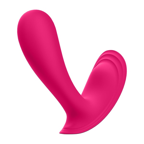 Смарт-вибратор в трусики Satisfyer Top Secret Pink вагинально-клиторальный, 2 мотора SO7790 SO7790 фото