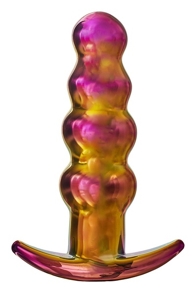 Анальна пробка із вібрацією скляна Dream Toys GLAMOUR GLASS , DT21944