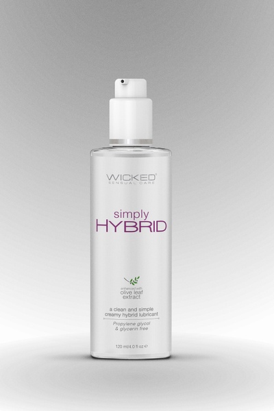 Лубрикант кремовый гибридный WICKED SIMPLY HYBRID SPERM 120ML , T252141