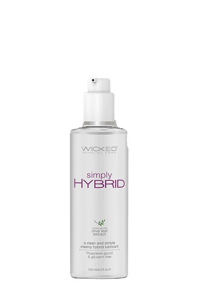 Лубрикант кремовый гибридный WICKED SIMPLY HYBRID SPERM 120ML , T252141