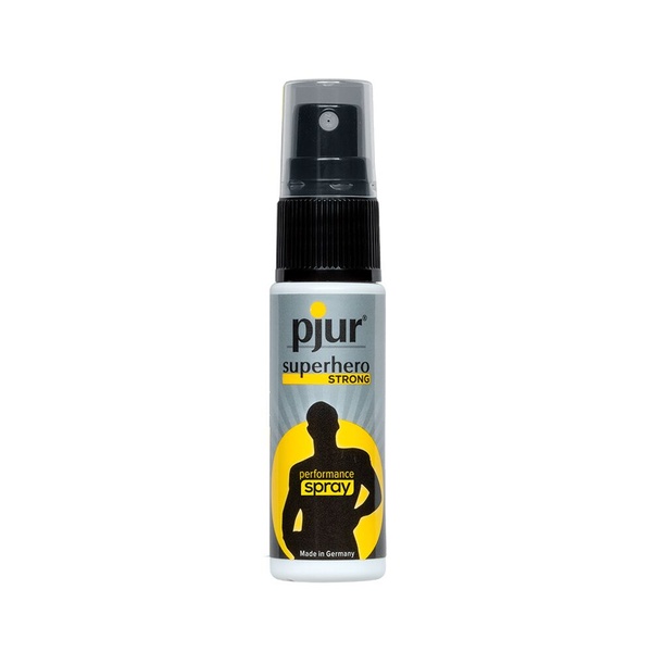 Пролонгувальний спрей pjur Superhero Strong Spray 20 ml, з екстрактом імбиру, всотується в шкіру , PJ12920 PJ12920 фото