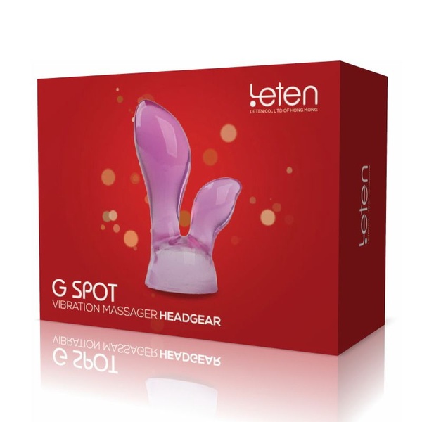 Насадка для вибромассажера Leten G SPOT HEADGEAR - 1 (40 x 105 мм) SO3601 SO3601 фото