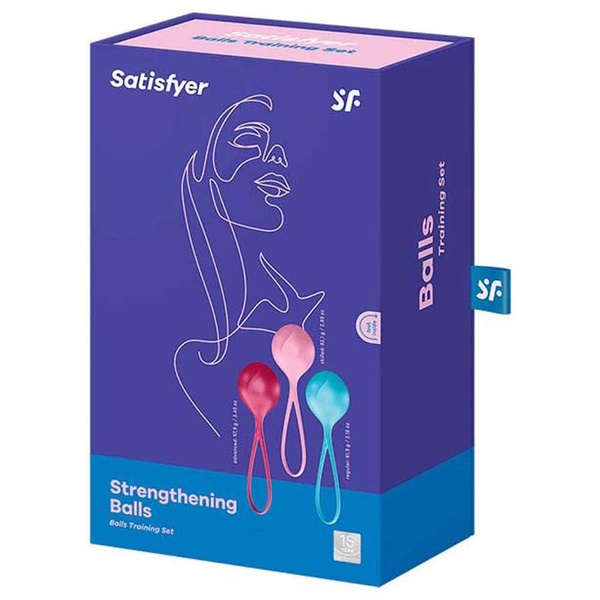 T360069 Набор одинарных вагинальных шариков Satisfyer Strengthening Balls set of 3 , T360069