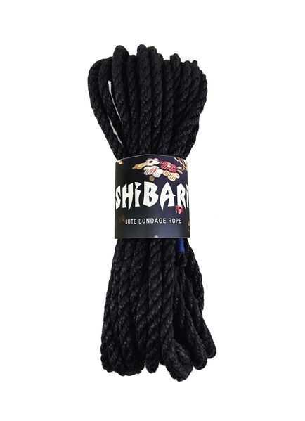 Джутовая веревка для Шибари Feral Feelings Shibari Rope, 8 м черная SO4004 SO4004 фото