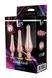 DT21875 набір анальних пробок конічної форми Dream Toys GLEAMING LOVE PLEASURE SET ROSE GOLD , DT21875