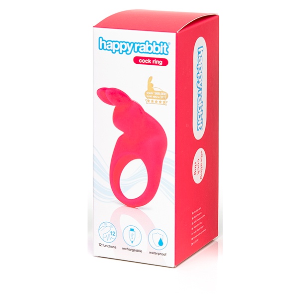 Ерекційне кільце Happy Rabbit Rechargeable Cock Ring Pink , FS84680