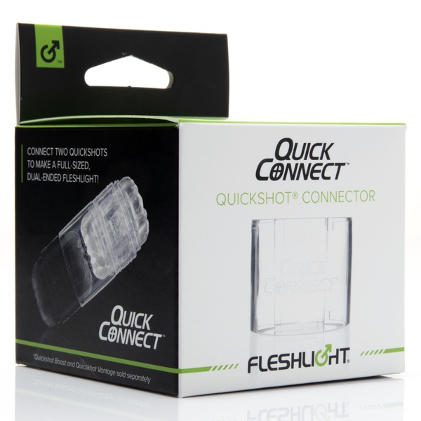 Адаптер Fleshlight Quickshot Quick Connect для з'єднання двох Квікшотов в одну іграшку , F19266 F19266 фото