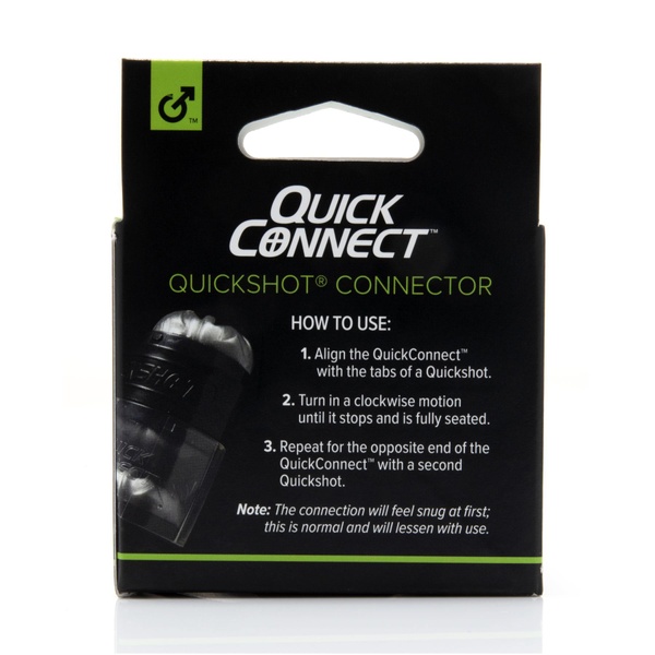 Адаптер Fleshlight Quickshot Quick Connect для з'єднання двох Квікшотов в одну іграшку , F19266 F19266 фото