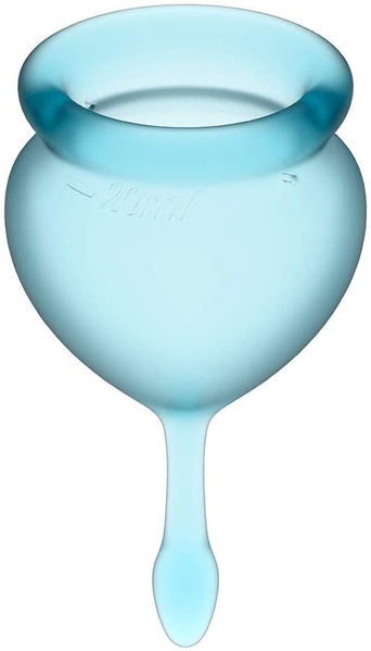 Менструальные чаши Satisfyer Feel good Menstrual Cup light blue , T360906