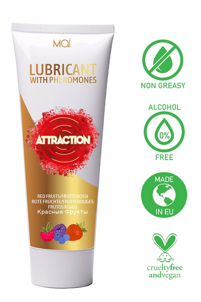 Лубрикант з феромонами MAI lubricant RED FRUIT 75 ML , T252148