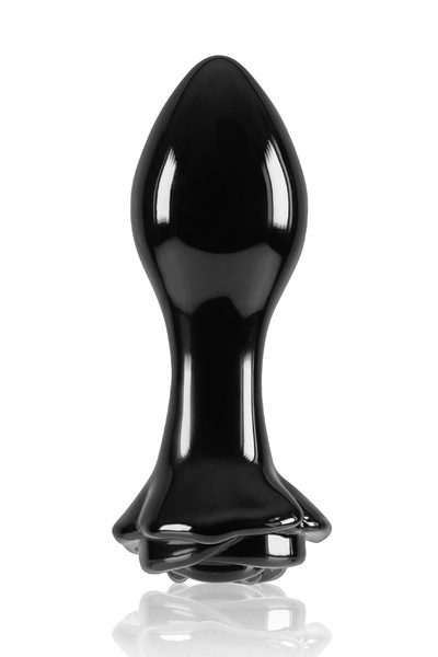 Скляна пробка NS Novelties CRYSTAL ROSE BLACK , T280928