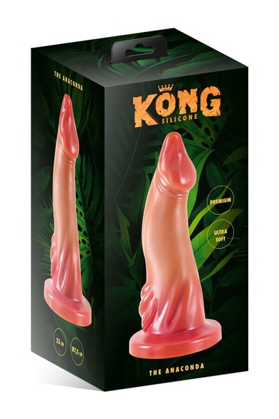 Фэнтезийный фаллоимитатор Kong Silicone The Anaconda SO9941