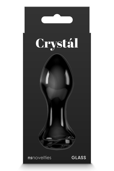 Скляна пробка NS Novelties CRYSTAL ROSE BLACK , T280928