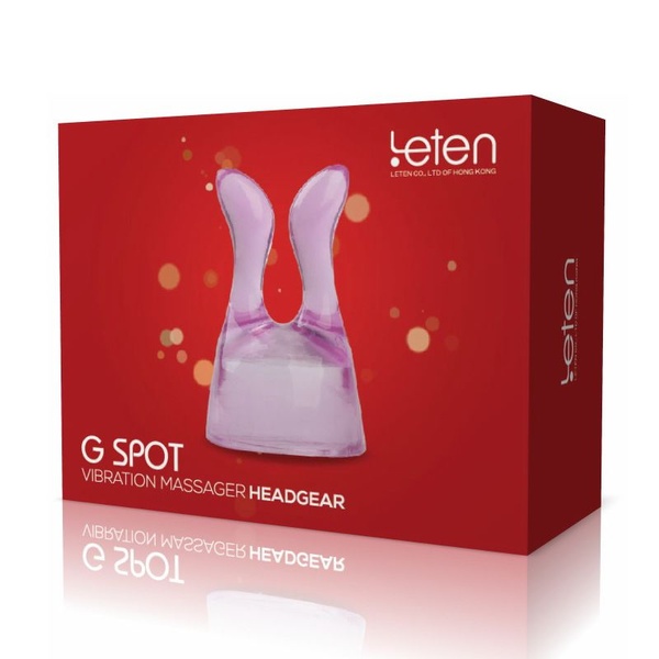 Насадка для вибромассажера Leten G SPOT HEADGEAR - 2 (40 x 60 мм) SO3602 SO3602 фото