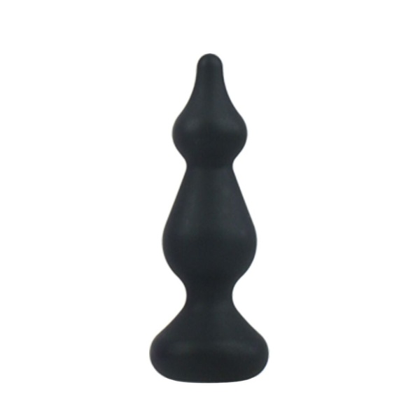 Анальна пробка Adrien Lastic Amuse Mini Black (S) з двома переходами, макс. діаметр 3 см Чорний, AD20289 AD20289 фото