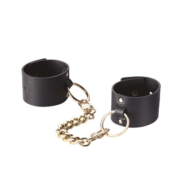 Наручники Bijoux Indiscrets MAZE - Wide Cuffs Black Черный SO2649 SO2649 фото