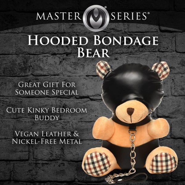 Іграшка плюшевий ведмідь HOODED Teddy Bear Plush, 23x16x12см , SO9815 SO9815 фото