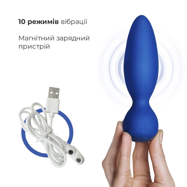 Анальна вібропробка Adrien Lastic Little Rocket макс. діаметр 3,5 см, soft-touch , SO4482 SO4482 фото