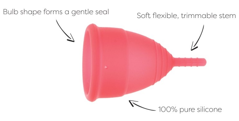 Менструальні чаші Mae B Intimate Health 2 Large Menstrual Cups, MB10952