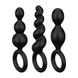 Набор анальных цепочек Satisfyer Booty Call set of 3 Black , T360999