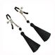 Зажимы для сосков Art of Sex - Nipple clamps Black Tassels SO5856 SO5856 фото 3