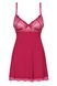 Бебидолл Obsessive Rosalyne babydoll & thong red S/M , 410671