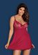 Бебидолл Obsessive Rosalyne babydoll & thong red S/M , 410671