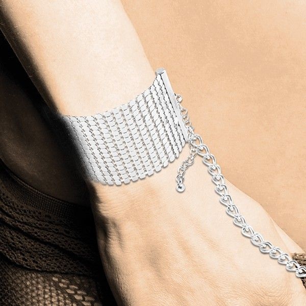 Браслеты-наручники Bijoux Indiscrets серебряные, OS , B0200