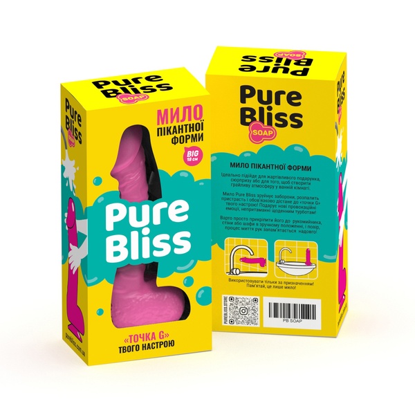 Мыло пикантной формы Pure Bliss BIG (Pink) , PB207426