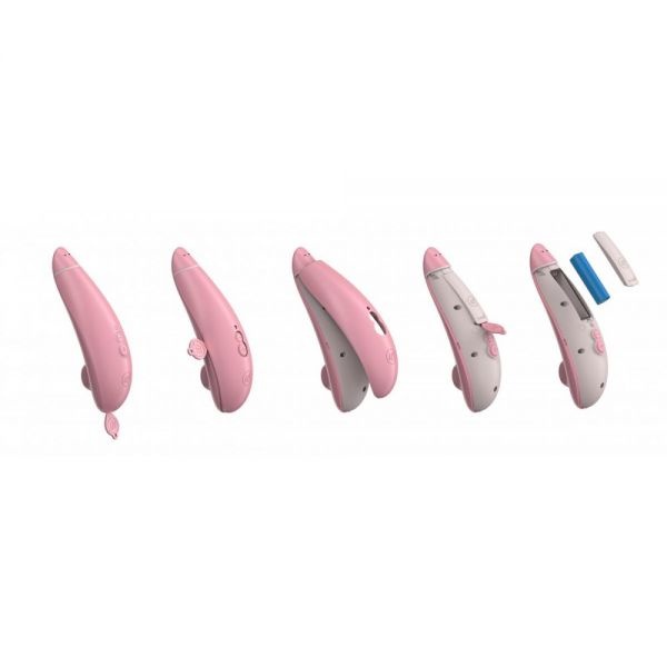 Бесконтактный клиторальный стимулятор Womanizer Premium ECO из био материалов, PINK , W44073