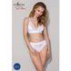 Трусики з широкою гумкою і мереживом Passion PS001 PANTIES L, white , SO4171