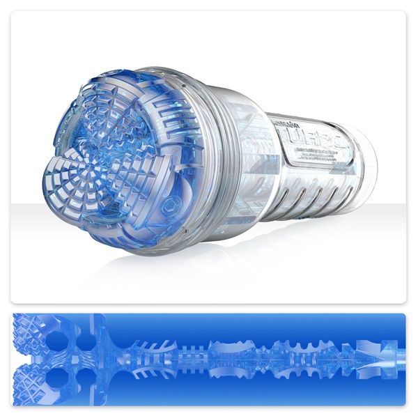 Мастурбатор Fleshlight Turbo Core Blue Ice, оральний секс (глибоке горло), SO6582 SO6582 фото