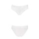 Трусики с широкой резинкой и кружевом Passion PS001 PANTIES M, white SO4172