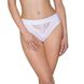 Трусики с широкой резинкой и кружевом Passion PS001 PANTIES M, white SO4172