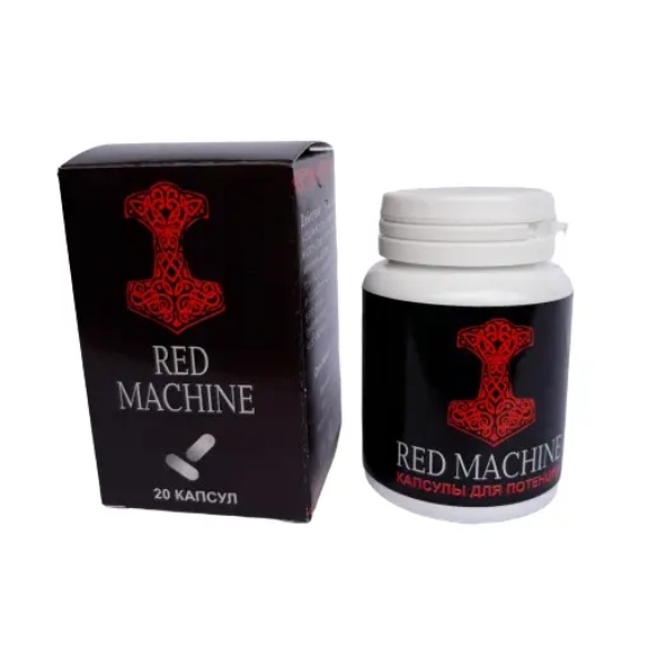 Капсули Red Machine для підняття потенції 20 шт. LMOB86595 фото