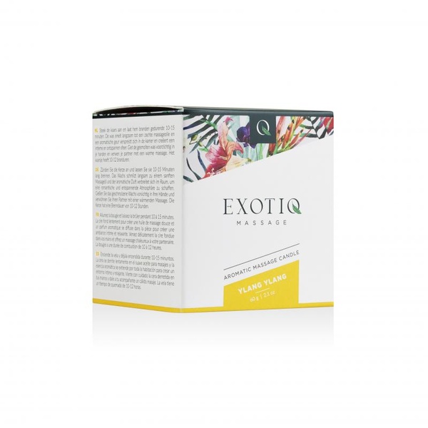 Свічка для масажу з ароматом іланг-ілангу Exotiq Massage Candle Ylang Ylang - , 215652 215652 фото