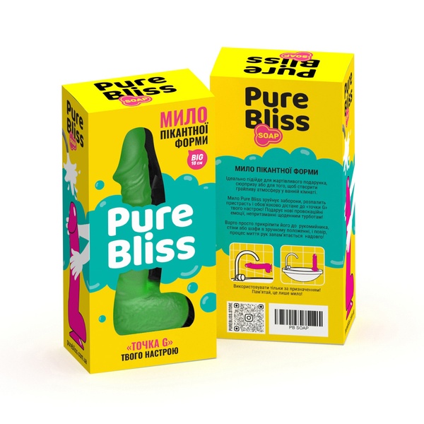 Мыло пикантной формы Pure Bliss BIG (Green) , PB207464