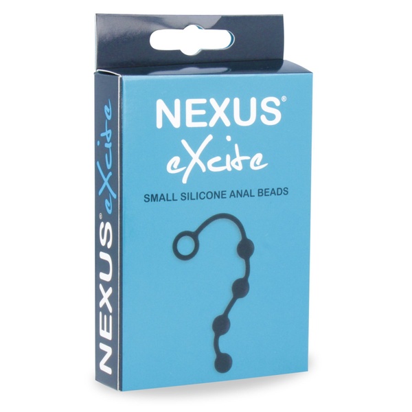 Анальные шарики Nexus Excite Small Anal Beads, силикон, макс. диаметр 2см Черный SO1767 SO1767 фото