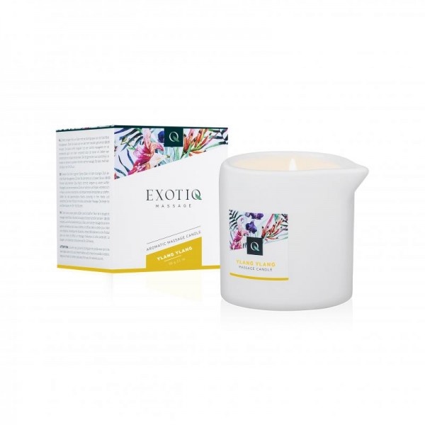 Свічка для масажу з ароматом іланг-ілангу Exotiq Massage Candle Ylang Ylang - , 215652 215652 фото