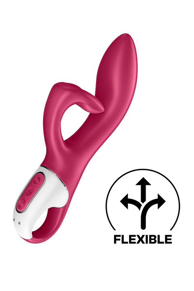 Гибкий двойной вибратор SATISFYER EMBRACE ME BERRY , T360413