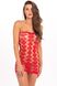 Сукня у велику сітку QUEEN OF HEARTS TUBE DRESS RED, OS, 757075REDOS