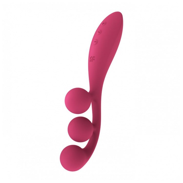 Універсальний вібратор Satisfyer Tri Ball 1, 3 мотори, гнеться , SO7785 SO7785 фото