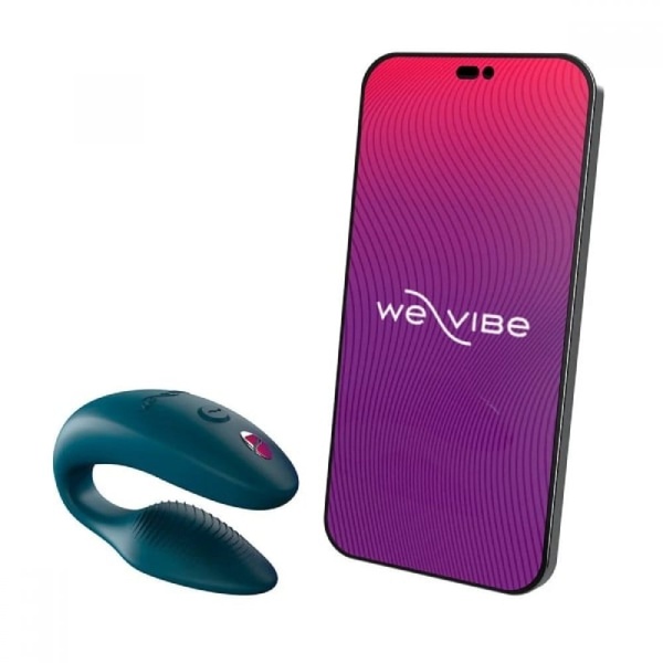 Инновационный смарт вибратор We Vibe Sync 2 Velvet Green для пары, зеленый , W44130