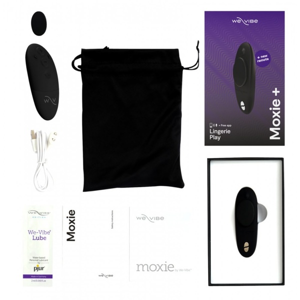 Вібратор у трусики WE-VIBE Black Moxie +, W44129