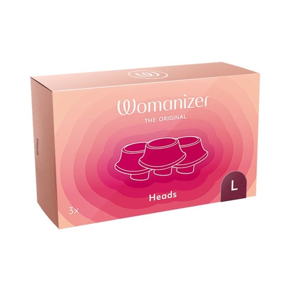 Сменные насадки на Womanizer Premium, Eco, Classic, Liberty, Starlet 2, бордовый, размер L , WZ162HL7