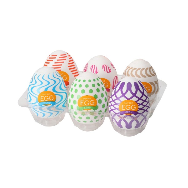 Набір мастурбаторів-яєць Tenga Egg Wonder Pack (6 яєць) , SO5500 SO5500 фото